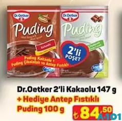 DR. OETKER 2'Lİ KAKAOLU PUDİNG fiyat ve kampanya bilgisi